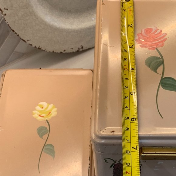 1950s Ransburg Canisters - Magnificent set of 2 - Picture 8 of 16